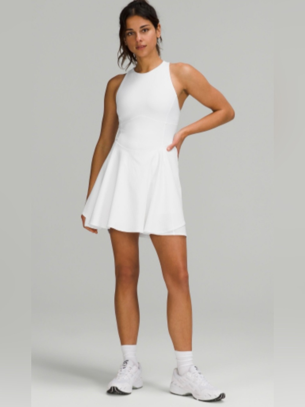 lululemon athletica White Racerback Tennis Dress